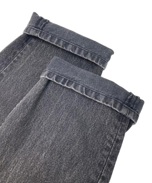 JOHN LAWRENCE SULLIVAN（ジョン ローレンス サリバン）JOHN LAWRENCE SULLIVAN (ジョン ローレンス サリバン) GRADATION FLOC PRINTED DENIM 5POCKET ブラック サイズ:46の古着・服飾アイテム