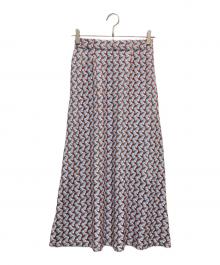 RAY BEAMS（レイ ビームス）の古着「カラー レース Aライン スカート」｜スカイブルー