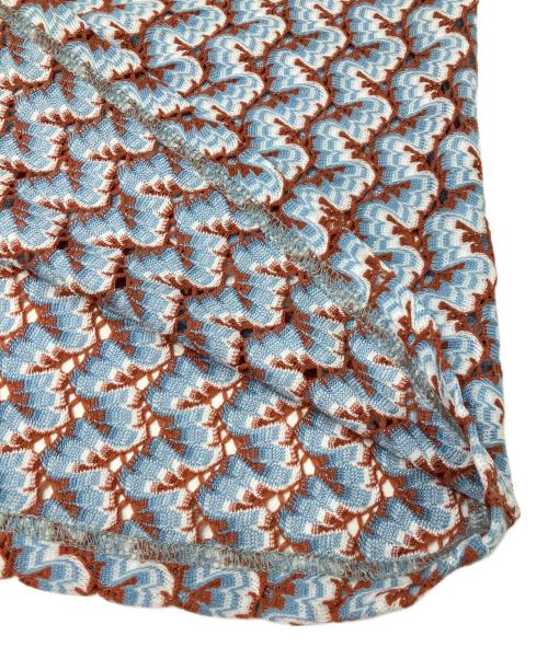 RAY BEAMS（レイ ビームス）RAY BEAMS (レイ ビームス) カラー レース Aライン スカート スカイブルー 未使用品の古着・服飾アイテム