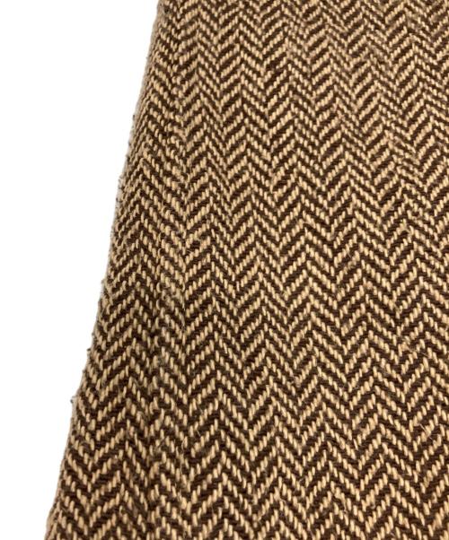 POLO RALPH LAUREN（ポロ・ラルフローレン）POLO RALPH LAUREN (ポロ・ラルフローレン) ヘリンボ-ンテーラードジャケット ブラウン サイズ:Mの古着・服飾アイテム