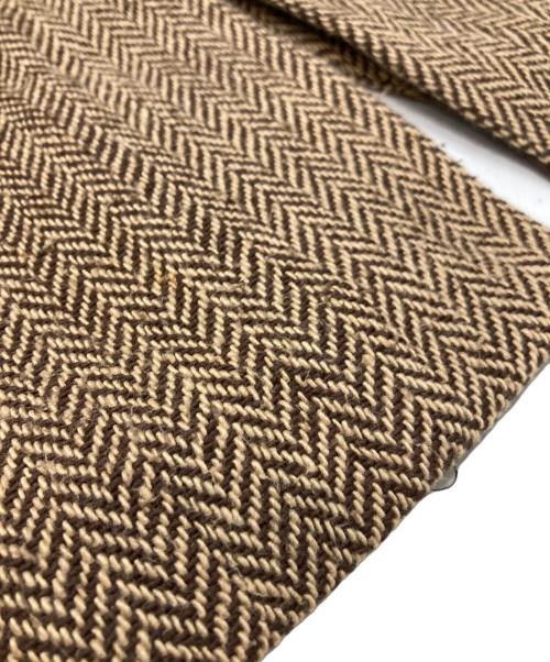 POLO RALPH LAUREN（ポロ・ラルフローレン）POLO RALPH LAUREN (ポロ・ラルフローレン) ヘリンボ-ンテーラードジャケット ブラウン サイズ:Mの古着・服飾アイテム