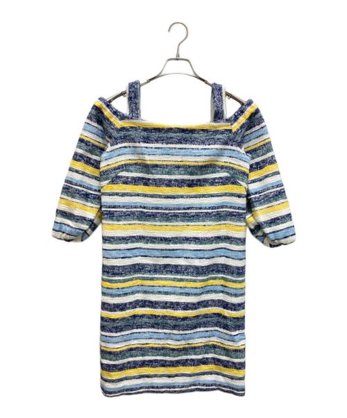 GRACE CONTINENTAL（（グレースコンチネンタル）GRACE CONTINENTAL (（グレースコンチネンタル) ワンピース ブルー サイズ:36の古着・服飾アイテム