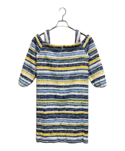 GRACE CONTINENTAL（（グレースコンチネンタル）GRACE CONTINENTAL (（グレースコンチネンタル) ワンピース ブルー サイズ:36の古着・服飾アイテム