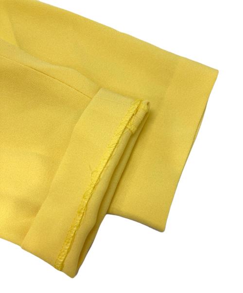 Diagram（ダイアグラム）Diagram (ダイアグラム) バックドレープワンピース イエロー サイズ:36 未使用品の古着・服飾アイテム