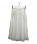 GRACE CONTINENTAL (（グレースコンチネンタル) タックフレアスカート ホワイト サイズ:S：6000円
