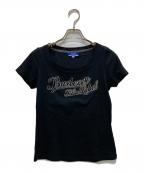 BURBERRY BLUE LABELバーバリーロンドンブルーレーベル）の古着「スタッズカットソー」｜ブラック