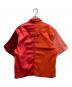 XANDER ZHOU (ザンダーゾウ) セパレートシャツ オレンジ×レッド サイズ:48：7000円