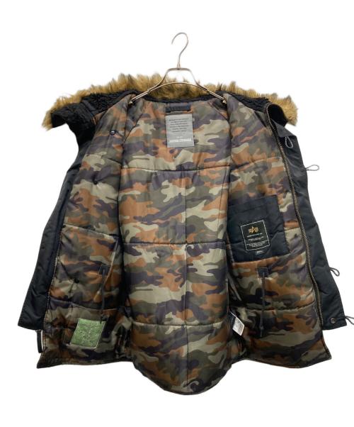 ALPHA（アルファ）ALPHA (アルファ) JOURNAL STANDARD (ジャーナルスタンダード) 別注N-3Bジャケット ブラック サイズ:Sの古着・服飾アイテム