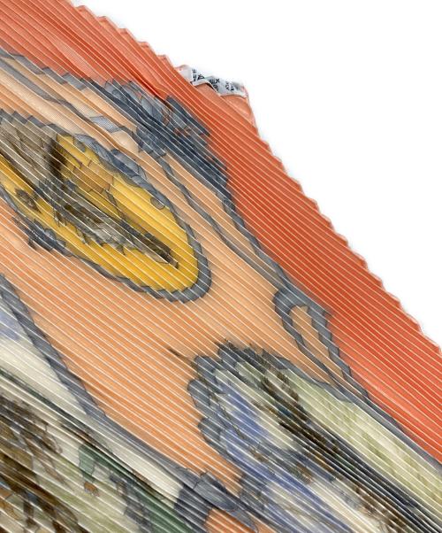 HERMES（エルメス）HERMES (エルメス) プリーツスカーフ ピンクの古着・服飾アイテム