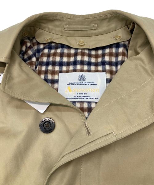Aquascutum（アクアスキュータム）Aquascutum (アクアスキュータム) ライナー付ステンカラーコート ブラウン サイズ:Sの古着・服飾アイテム