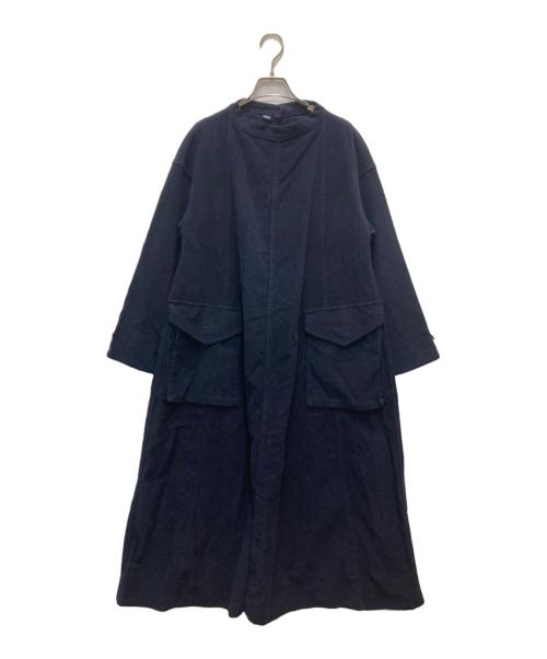 45rpm（45アールピーエム）45rpm (45アールピーエム) モールサージストレッチのセイルドレス ネイビー サイズ:Freeの古着・服飾アイテム