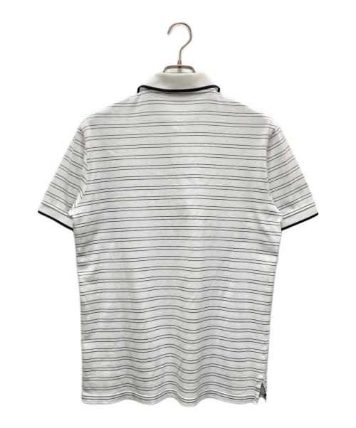 BURBERRY BLACK LABEL（バーバリーブラックレーベル）BURBERRY BLACK LABEL (バーバリーブラックレーベル) ポロシャツ ホワイト サイズ:3の古着・服飾アイテム