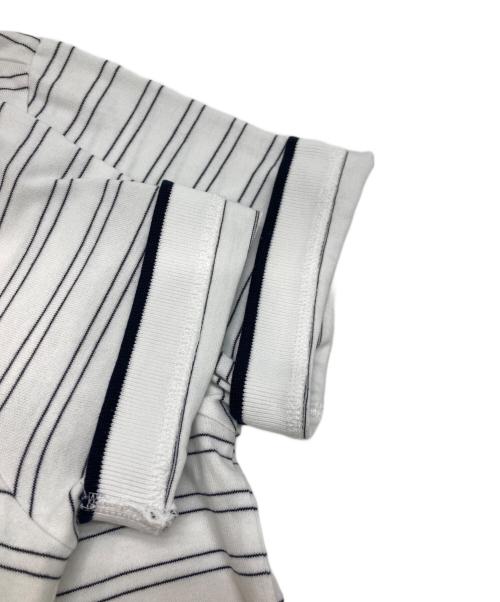 BURBERRY BLACK LABEL（バーバリーブラックレーベル）BURBERRY BLACK LABEL (バーバリーブラックレーベル) ポロシャツ ホワイト サイズ:3の古着・服飾アイテム