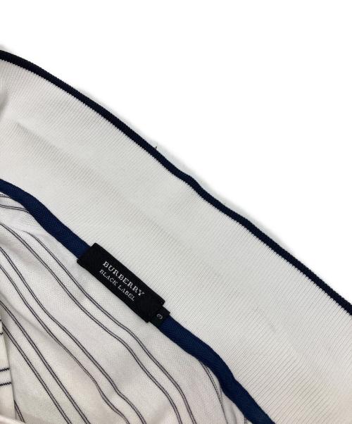 BURBERRY BLACK LABEL（バーバリーブラックレーベル）BURBERRY BLACK LABEL (バーバリーブラックレーベル) ポロシャツ ホワイト サイズ:3の古着・服飾アイテム