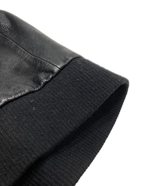 Retro Grade（レトログレード）Retro Grade (レトログレード) ゴートレザーライダースジャケット ブラック サイズ:Lの古着・服飾アイテム