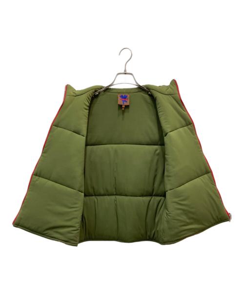 Heaven by Marc Jacobs（ヘブンバイマークジェイコブス）Heaven by Marc Jacobs (ヘブンバイマークジェイコブス) リバーシブル中綿チェックベスト レッド サイズ:Mの古着・服飾アイテム