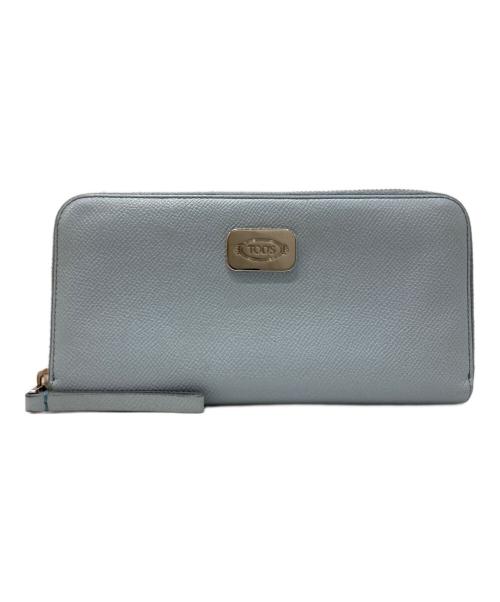 TOD'S（トッズ）TOD'S (トッズ) 長財布 ブルーの古着・服飾アイテム