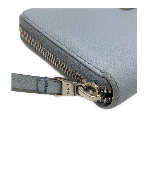 TOD'S（トッズ）TOD'S (トッズ) 長財布 ブルーの古着・服飾アイテム