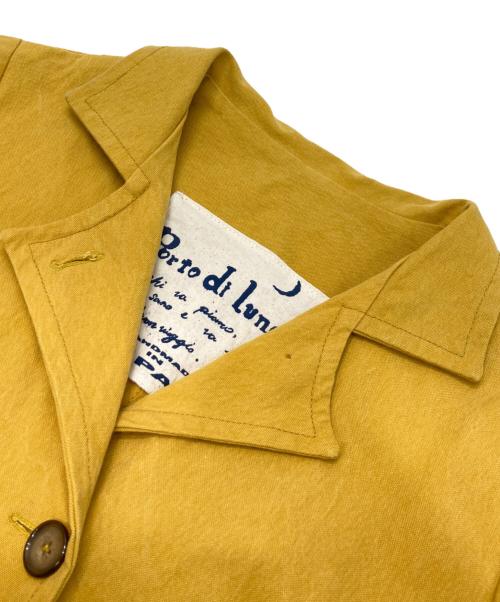 porto di luna（ポルトディルナ）porto di luna (ポルトディルナ) Montagna coat イエロー サイズ:不明(実寸参照)の古着・服飾アイテム