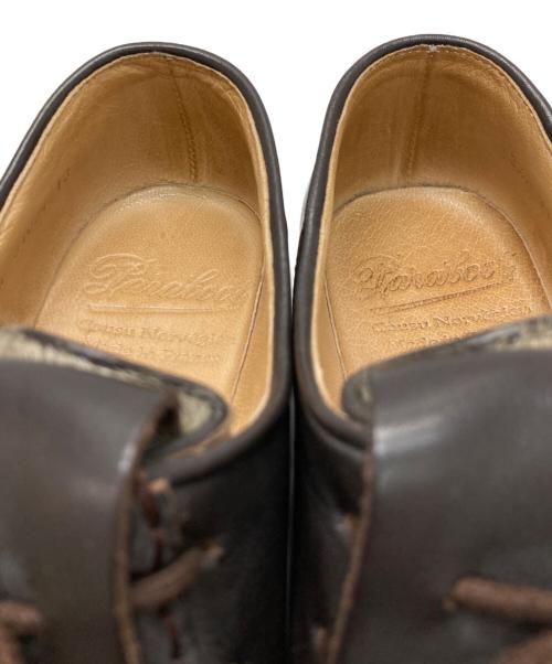 PARABOOT（パラブーツ）PARABOOT (パラブーツ) フォックスファーミカエルレザーシューズ ブラウン サイズ:3 1/2の古着・服飾アイテム