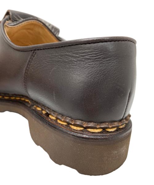 PARABOOT（パラブーツ）PARABOOT (パラブーツ) フォックスファーミカエルレザーシューズ ブラウン サイズ:3 1/2の古着・服飾アイテム