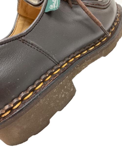 PARABOOT（パラブーツ）PARABOOT (パラブーツ) フォックスファーミカエルレザーシューズ ブラウン サイズ:3 1/2の古着・服飾アイテム