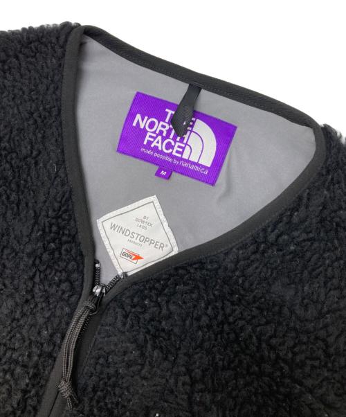 THE NORTHFACE PURPLELABEL（ザ・ノースフェイス パープルレーベル）THE NORTHFACE PURPLELABEL (ザ・ノースフェイス パープルレーベル) ウールボアベスト ブラック サイズ:Mの古着・服飾アイテム