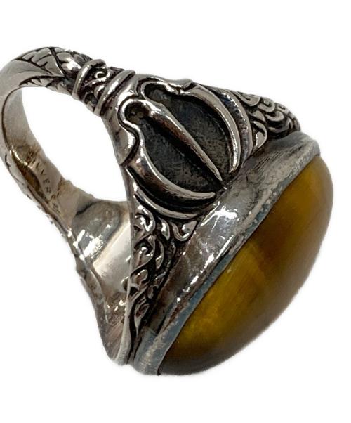 ZOCALO（ソカロ）ZOCALO (ソカロ) ドージェ・ストーンリング（タイガーアイ） サイズ:17号の古着・服飾アイテム