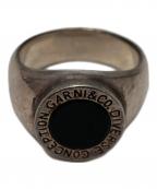 GARNIガルニ）の古着「サークルオニキスリング」｜シルバー