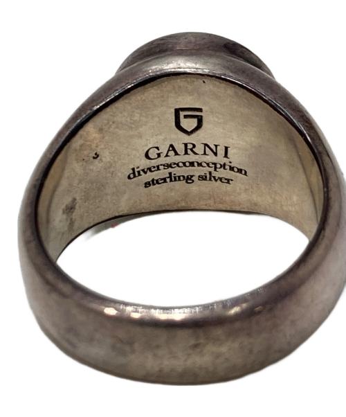 GARNI（ガルニ）GARNI (ガルニ) サークルオニキスリング シルバー サイズ:17号の古着・服飾アイテム