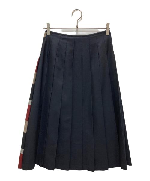 BLUE LABEL CRESTBRIDGE（ブルーレーベルクレストブリッジ）BLUE LABEL CRESTBRIDGE (ブルーレーベルクレストブリッジ) ロングスカート ネイビー サイズ:36の古着・服飾アイテム