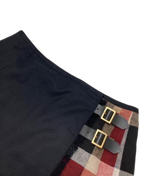 BLUE LABEL CRESTBRIDGE（ブルーレーベルクレストブリッジ）BLUE LABEL CRESTBRIDGE (ブルーレーベルクレストブリッジ) ロングスカート ネイビー サイズ:36の古着・服飾アイテム