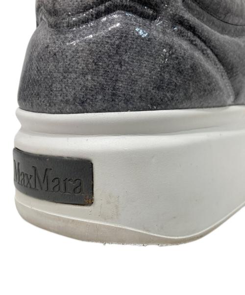 MaxMara（マックスマーラ）MaxMara (マックスマーラ) MAXISスニーカー グレー サイズ:37の古着・服飾アイテム