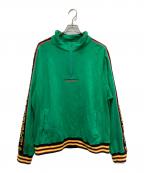 THE BLACK EYE PATCHブラックアイパッチ）の古着「ハーフジップスウェット」｜グリーン