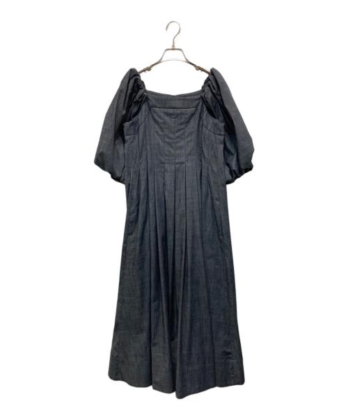 CELFORD（セルフォード）CELFORD (セルフォード) スクエアネックワンピース インディゴ サイズ:36の古着・服飾アイテム