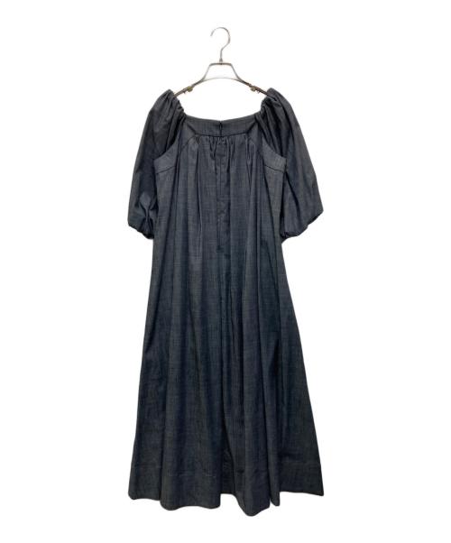CELFORD（セルフォード）CELFORD (セルフォード) スクエアネックワンピース インディゴ サイズ:36の古着・服飾アイテム