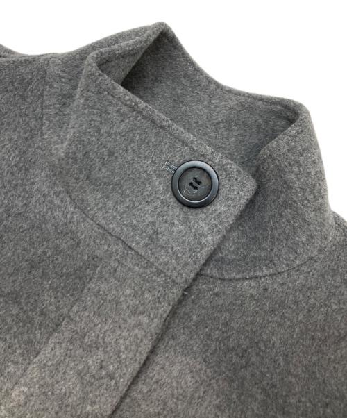 Snidel（スナイデル）Snidel (スナイデル) スタンドカラーポンチョコート グレー サイズ:FREEの古着・服飾アイテム