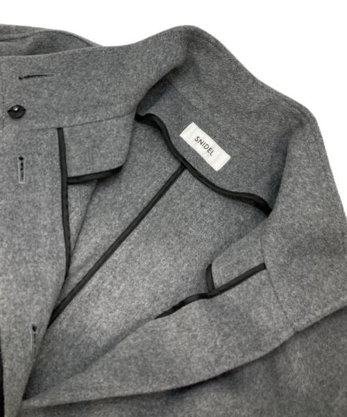 Snidel（スナイデル）Snidel (スナイデル) スタンドカラーポンチョコート グレー サイズ:FREEの古着・服飾アイテム