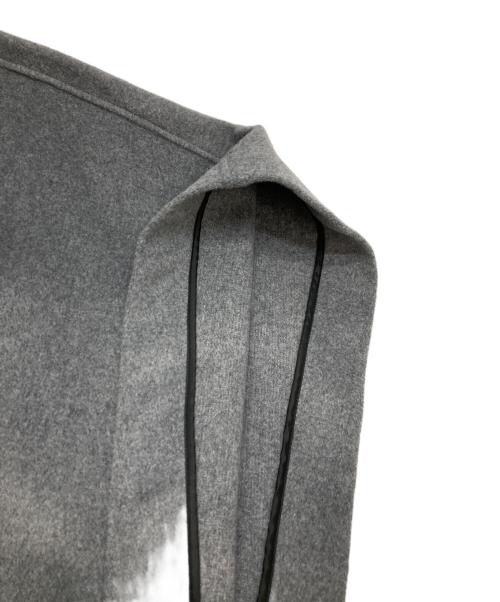 Snidel（スナイデル）Snidel (スナイデル) スタンドカラーポンチョコート グレー サイズ:FREEの古着・服飾アイテム