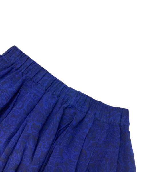 plantation（プランテーション）plantation (プランテーション) 総柄イージースカート ネイビー サイズ:Mの古着・服飾アイテム