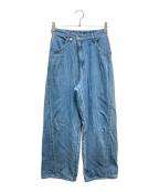 BEARDSLEYビアズリー）の古着「FRIPIER ラップ風デニム」｜インディゴ