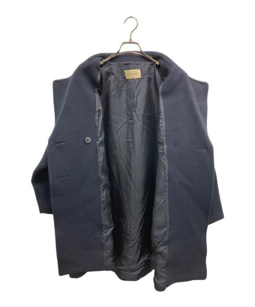 Curensology（カレンソロジー）Curensology (カレンソロジー) メルトンオーバーピーコート ネイビー サイズ:38の古着・服飾アイテム