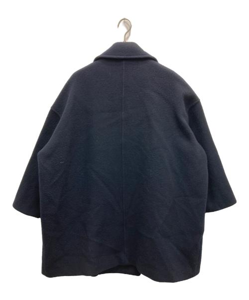 Curensology（カレンソロジー）Curensology (カレンソロジー) メルトンオーバーピーコート ネイビー サイズ:38の古着・服飾アイテム