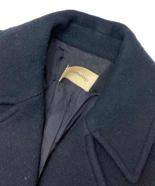 Curensology（カレンソロジー）Curensology (カレンソロジー) メルトンオーバーピーコート ネイビー サイズ:38の古着・服飾アイテム