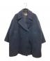 Curensology（カレンソロジー）の古着「メルトンオーバーピーコート」｜ネイビー