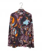 VERSACEヴェルサーチェ）の古着「総柄シルクシャツ」｜パープル