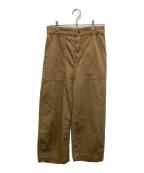 Max Mara WEEK END LINEマックスマーラ ウイークエンドライン）の古着「ワイドベイカーパンツ」｜ベージュ