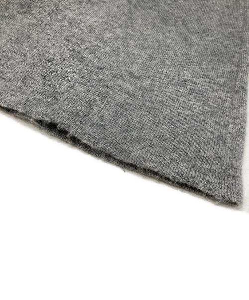 CHANEL（シャネル）CHANEL (シャネル) ココマークボタン ノースリーブカシミヤニットワンピース グレー サイズ:40の古着・服飾アイテム