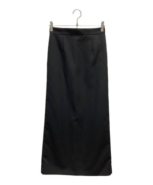 LOEFF（ロエフ）LOEFF (ロエフ) ポリエステルツイルマキシタイトスカート ブラック サイズ:1の古着・服飾アイテム