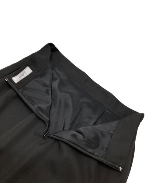 LOEFF（ロエフ）LOEFF (ロエフ) ポリエステルツイルマキシタイトスカート ブラック サイズ:1の古着・服飾アイテム